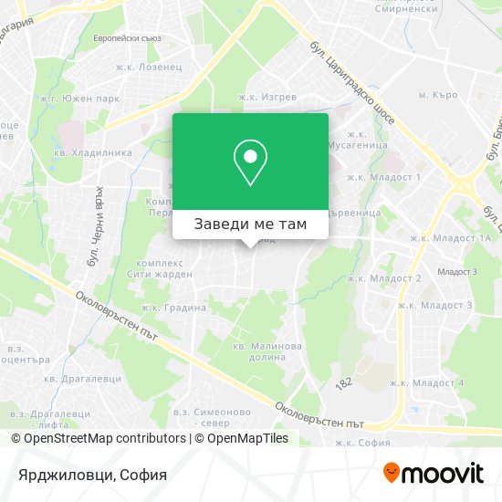 Ярджиловци карта