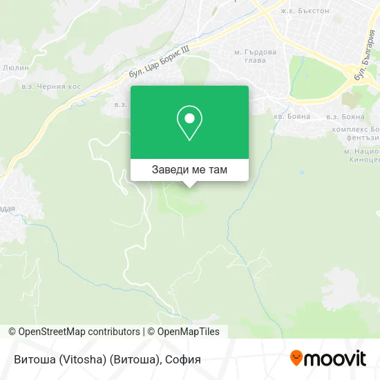 Витоша (Vitosha) (Витоша) карта