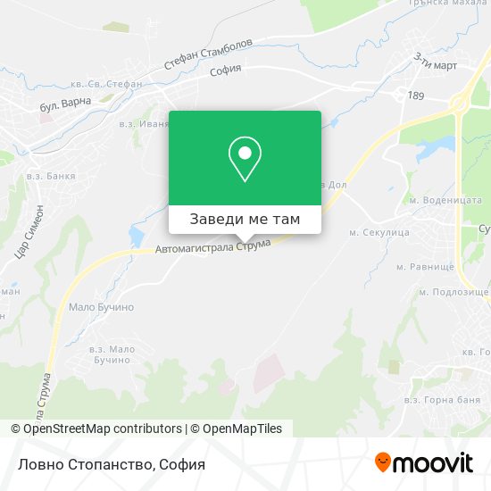 Ловно Стопанство карта