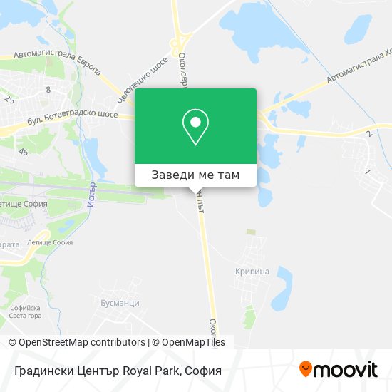 Градински Център Royal Park карта