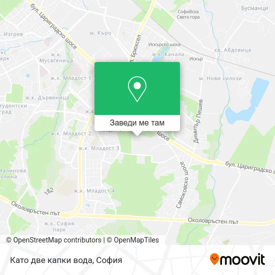 Като две капки вода карта