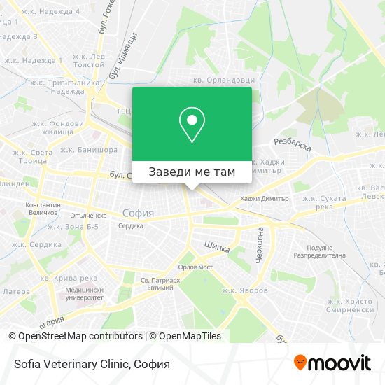 Sofia Veterinary Clinic карта