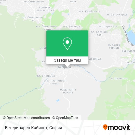 Ветеринарен Кабинет карта