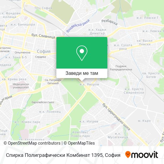 Спирка  Полиграфически Комбинат  1395 карта