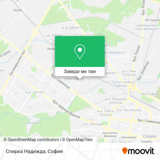 Спирка  Надежда карта