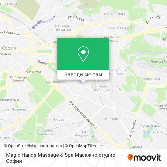 Magic Hands Massage & Spa Масажно студио карта