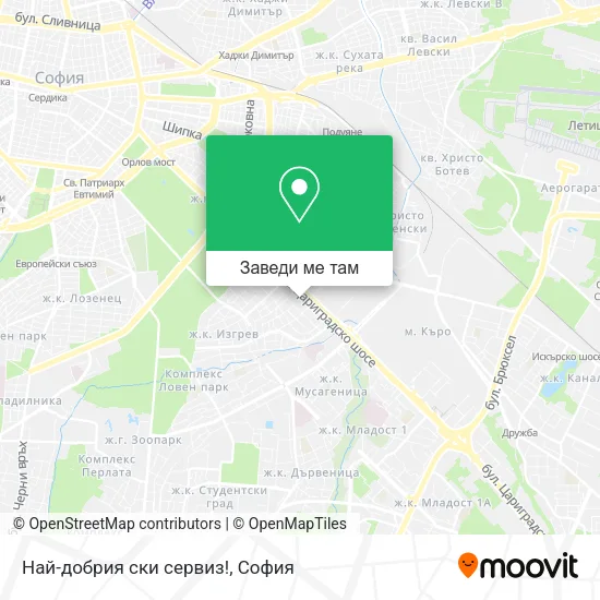 Най-добрия ски сервиз! карта