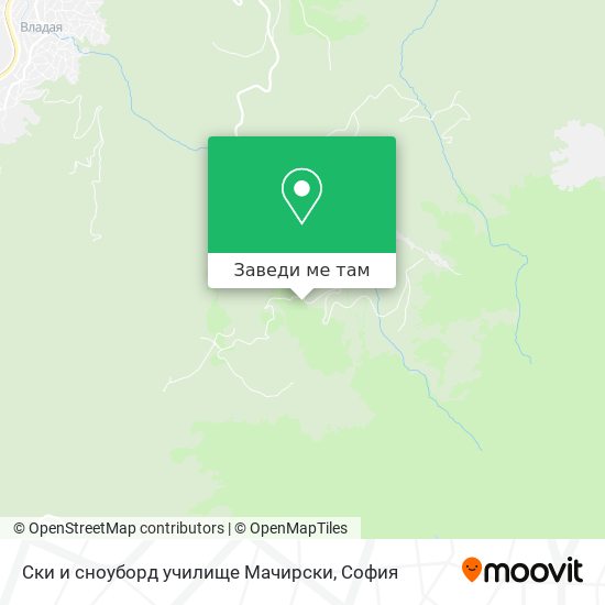 Ски и сноуборд училище  Мачирски карта