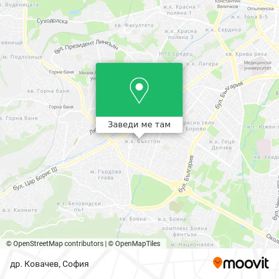 др. Ковачев карта