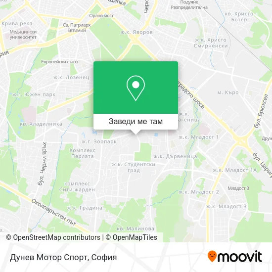 Дунев Мотор Спорт карта