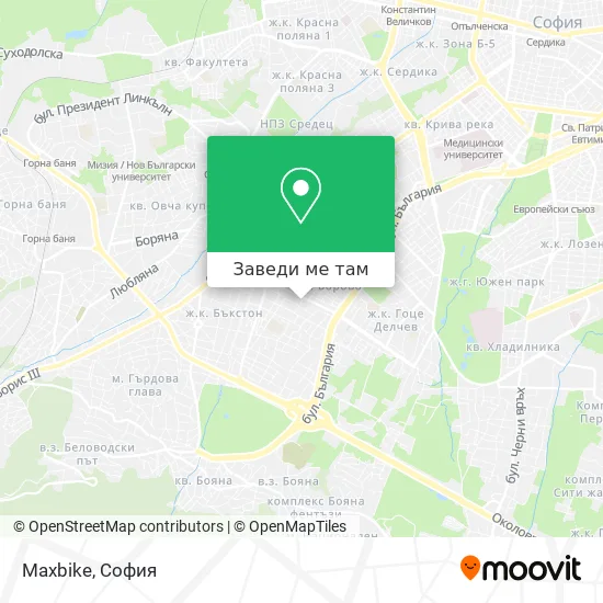 Maxbike карта