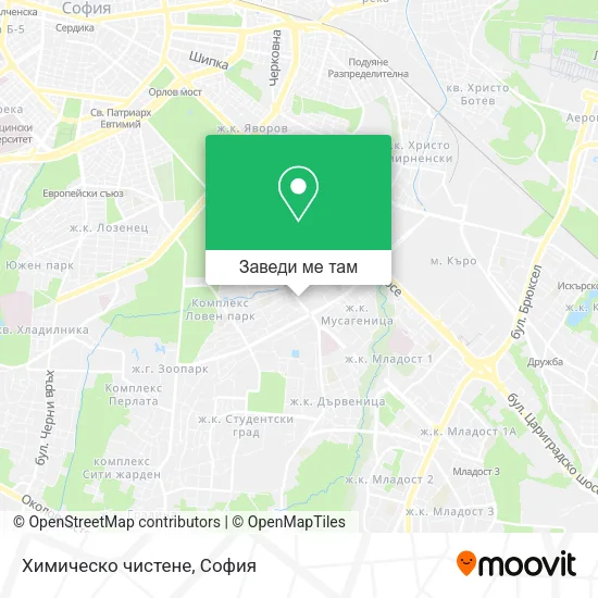 Химическо чистене карта