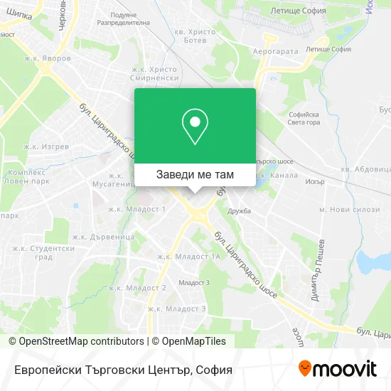 Европейски Търговски Център карта