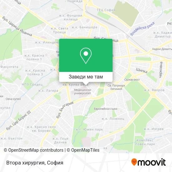 Втора хирургия карта
