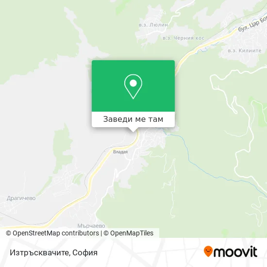 Изтръсквачите карта