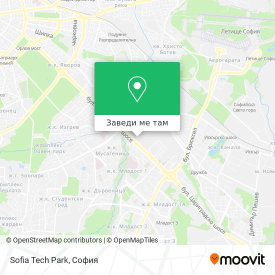 Sofia Tech Park карта