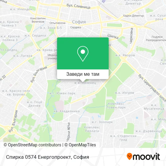 Спирка 0574 Енергопроект карта