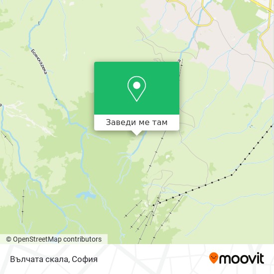 Вълчата скала карта
