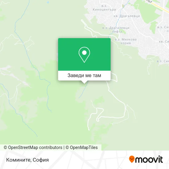 Комините карта