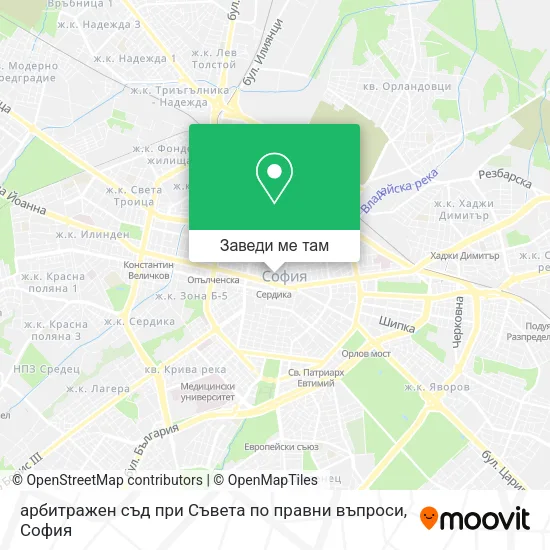 арбитражен съд при Съвета по правни въпроси карта