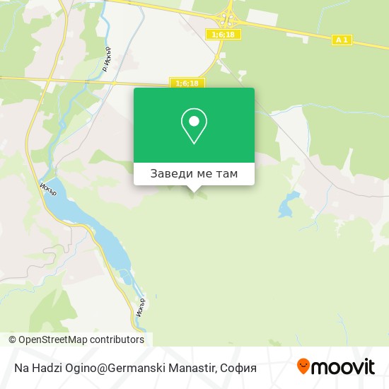 Na Hadzi Ogino@Germanski Manastir карта
