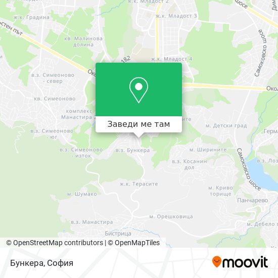 Бункера карта