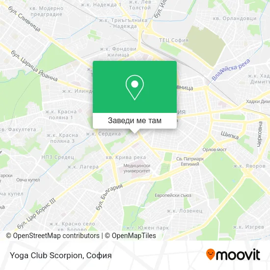 Yoga Club Scorpion карта