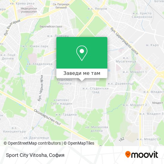 Sport City Vitosha карта