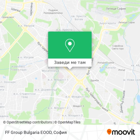 FF Group Bulgaria EOOD карта