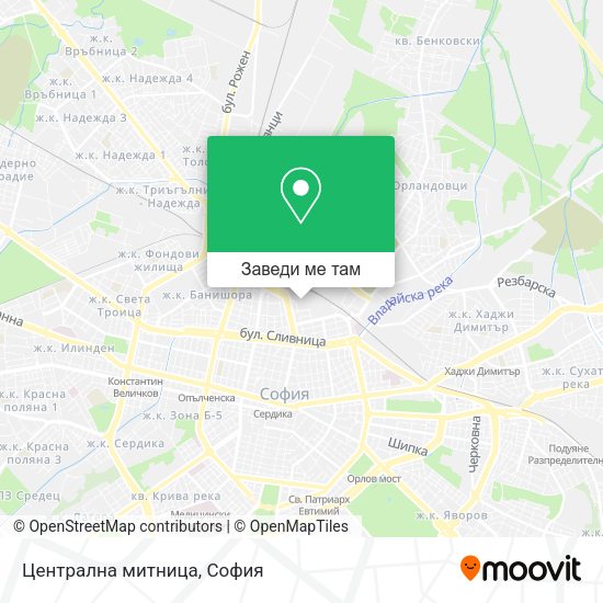 Централна митница карта