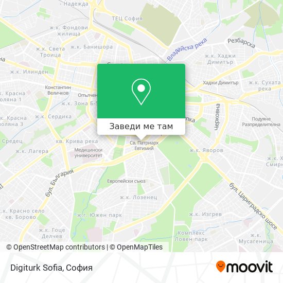 Digiturk Sofia карта