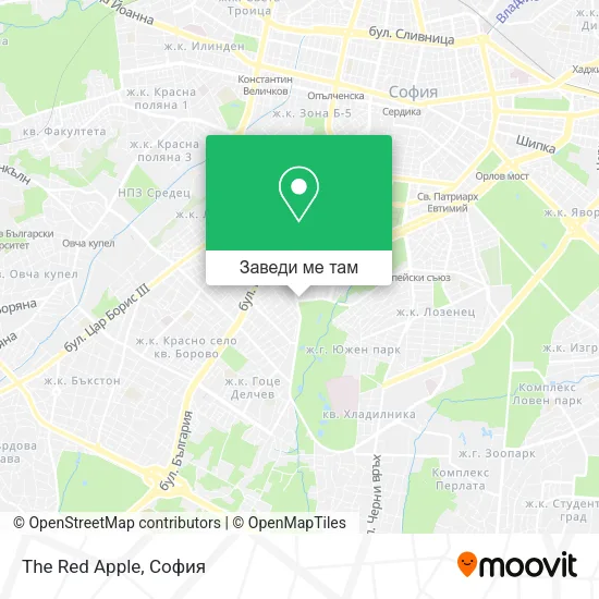 The Red Apple карта