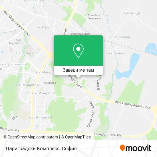 Цариградски Комплекс карта