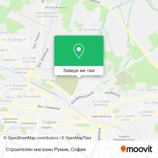 Строителен магазин Румик карта