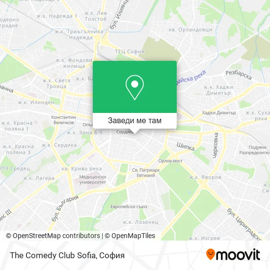 The Comedy Club Sofia карта