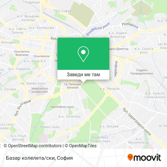 Базар колелета/ски карта