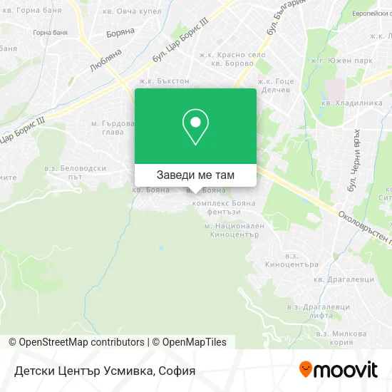 Детски Център Усмивка карта