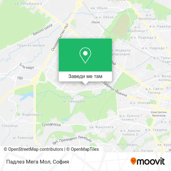 Падлез Мега Мол карта
