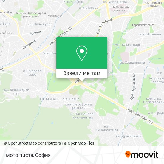 мото писта карта