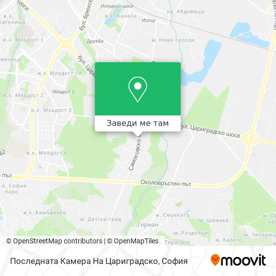 Последната Камера На Цариградско карта