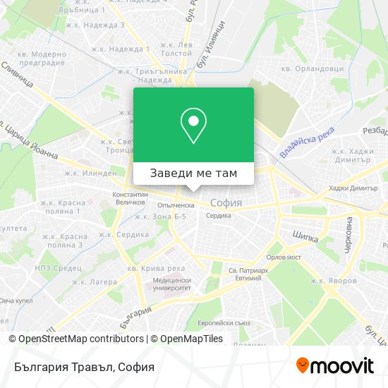 България Травъл карта