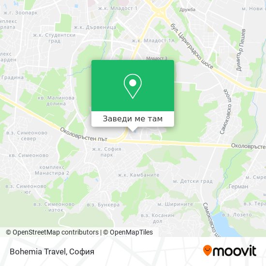 Bohemia Travel карта