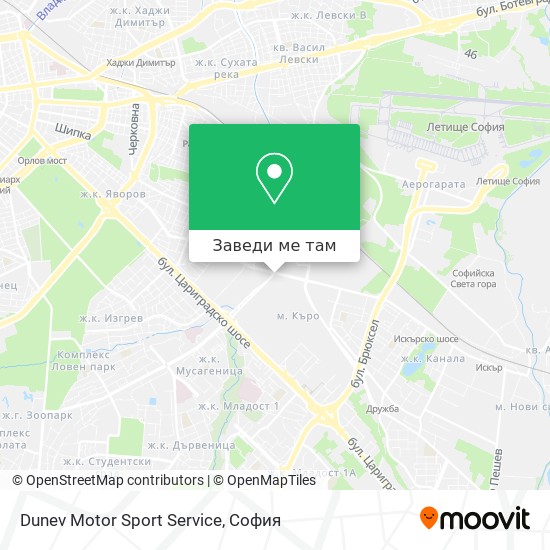 Dunev Motor Sport Service карта
