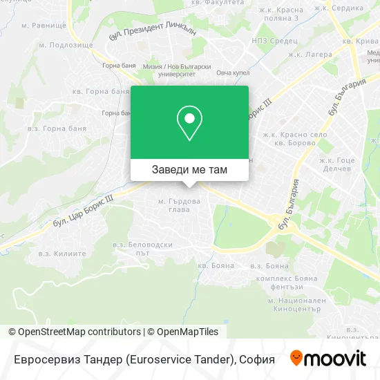 Евросервиз Тандер (Euroservice Tander) карта