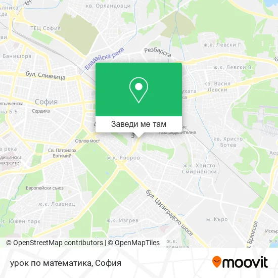 урок по математика карта