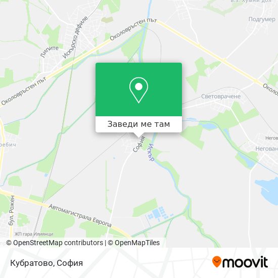 Кубрaтово карта