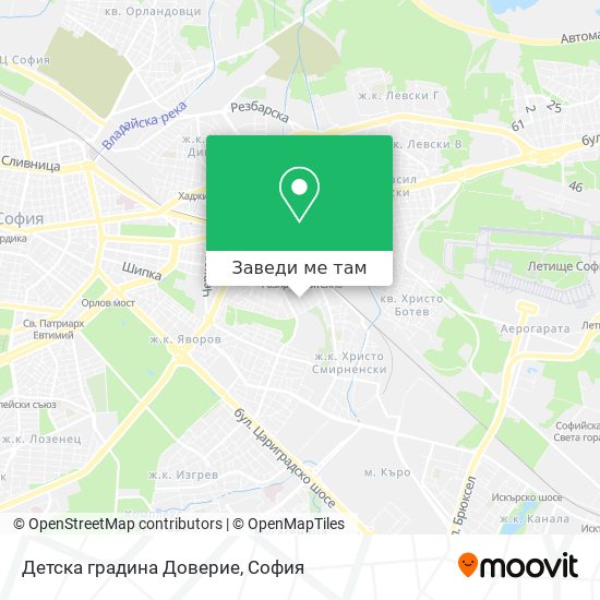 Детска градина  Доверие карта