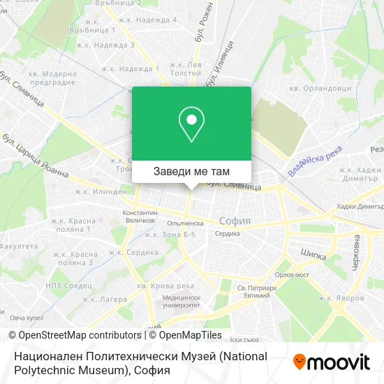 Национален Политехнически Музей (National Polytechnic Museum) карта