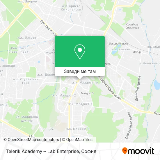 Telerik Academy -- Lab Enterprise карта