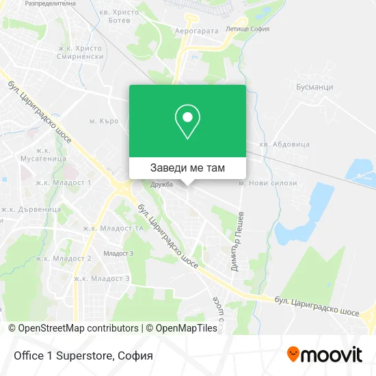 Office 1 Superstore карта